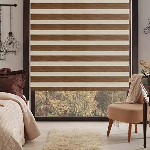 MB BAMBU KAHVERENGİ ZEBRA PERDE