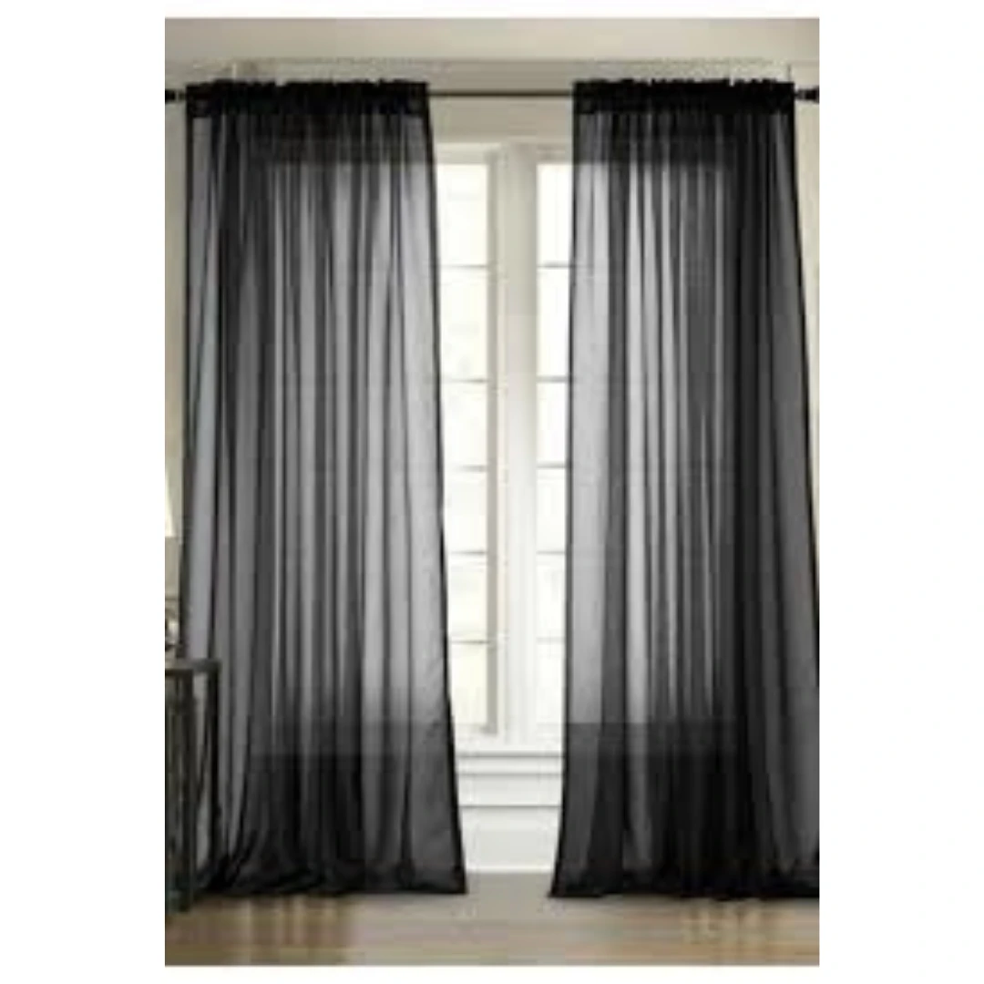 (MB) FOLDET KETEN SİYAH TÜL