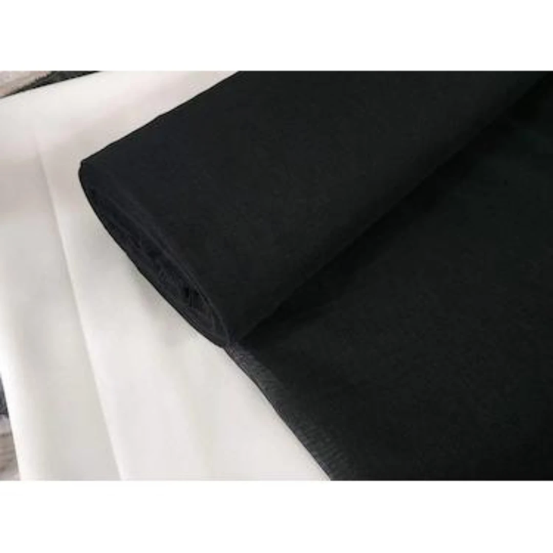 (MB) SİMLİ KETEN SİYAH TÜL