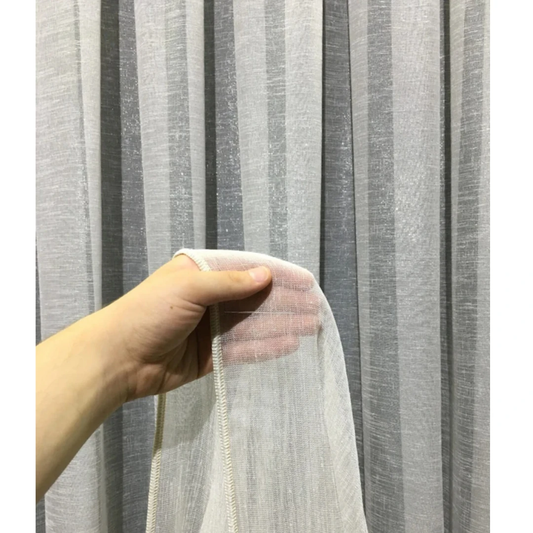 (MB) SİMLİ KETEN EKRU TÜL