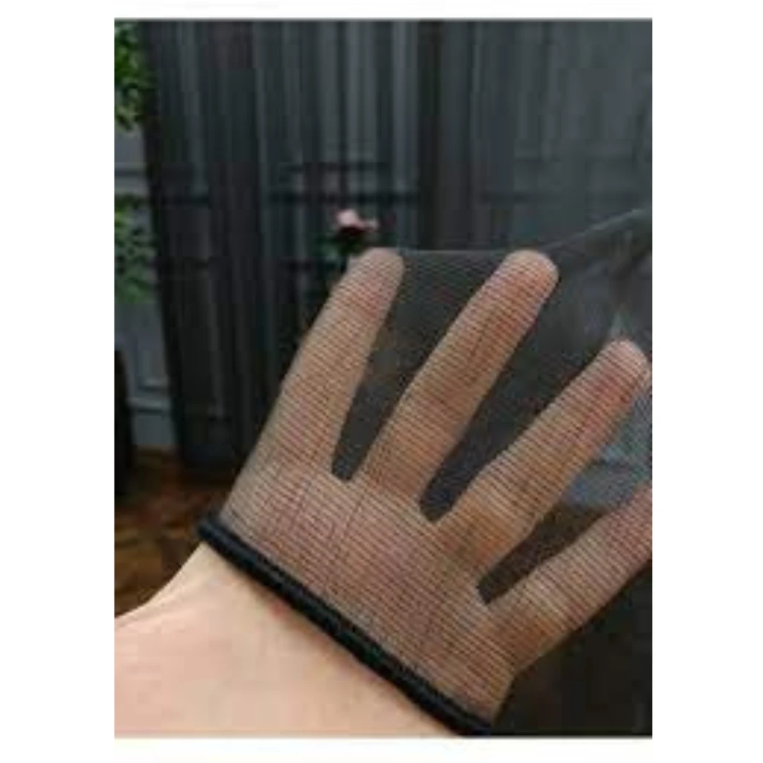 (MB) FOLDET KETEN SİYAH TÜL